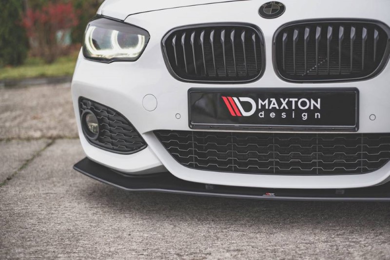 Race voorspoiler BMW 1 F20 Maxton Design zwart