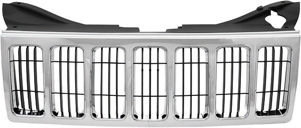 Radiator Grill GD.CHEROKEE 08.10 Chroom/ZWART