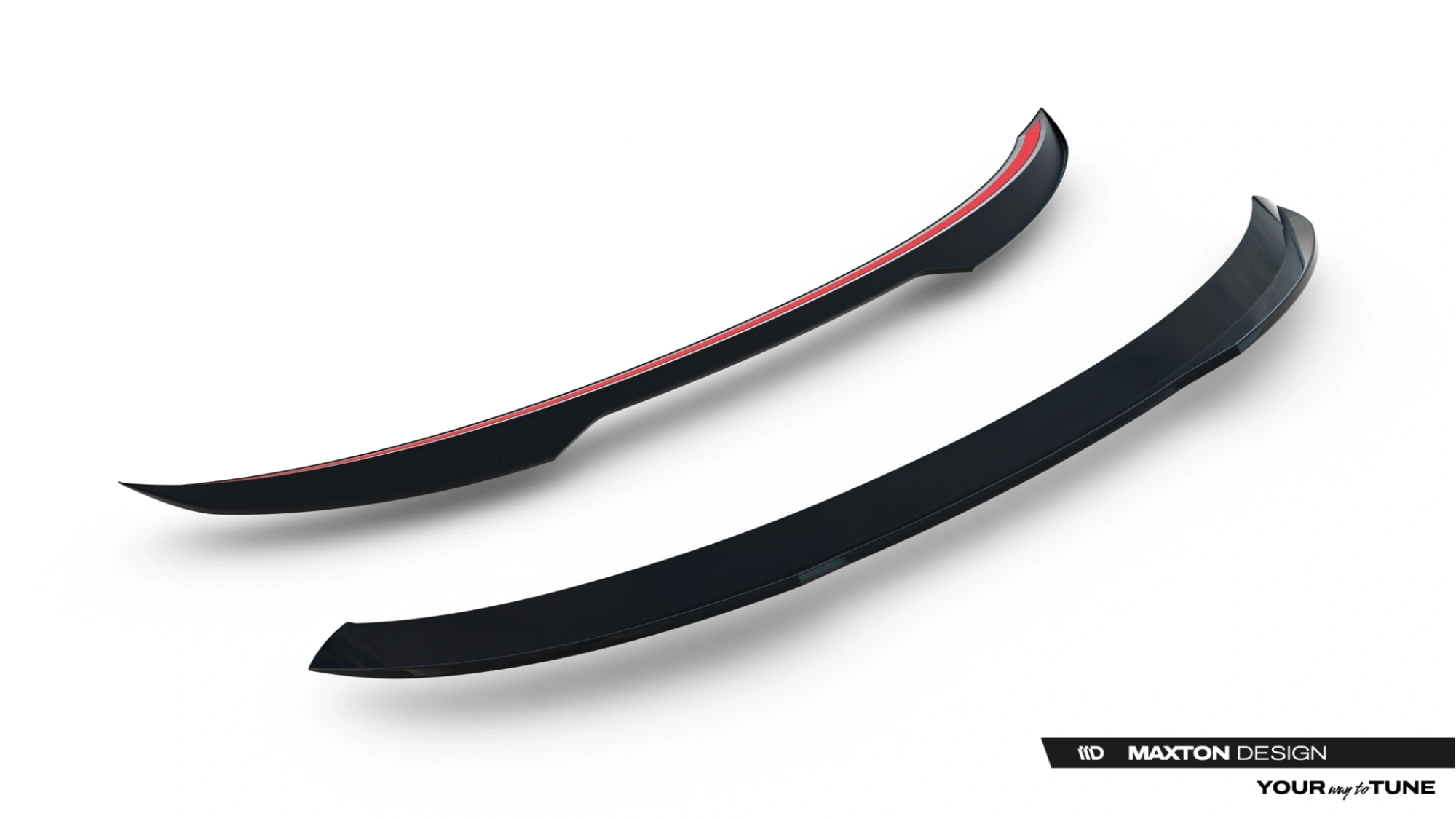 Spoiler Cap Audi Q6 e-tron Standard / S-Line / SQ6 e-tron SUV & Sportback Mk1 (2023–heden) – Glans Zwart