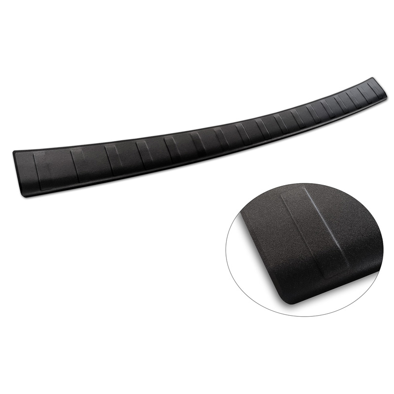 Matzwart RVS Achterbumperprotector  Mercedes E-Klasse W213 Kombi 2016- 'Ribs'