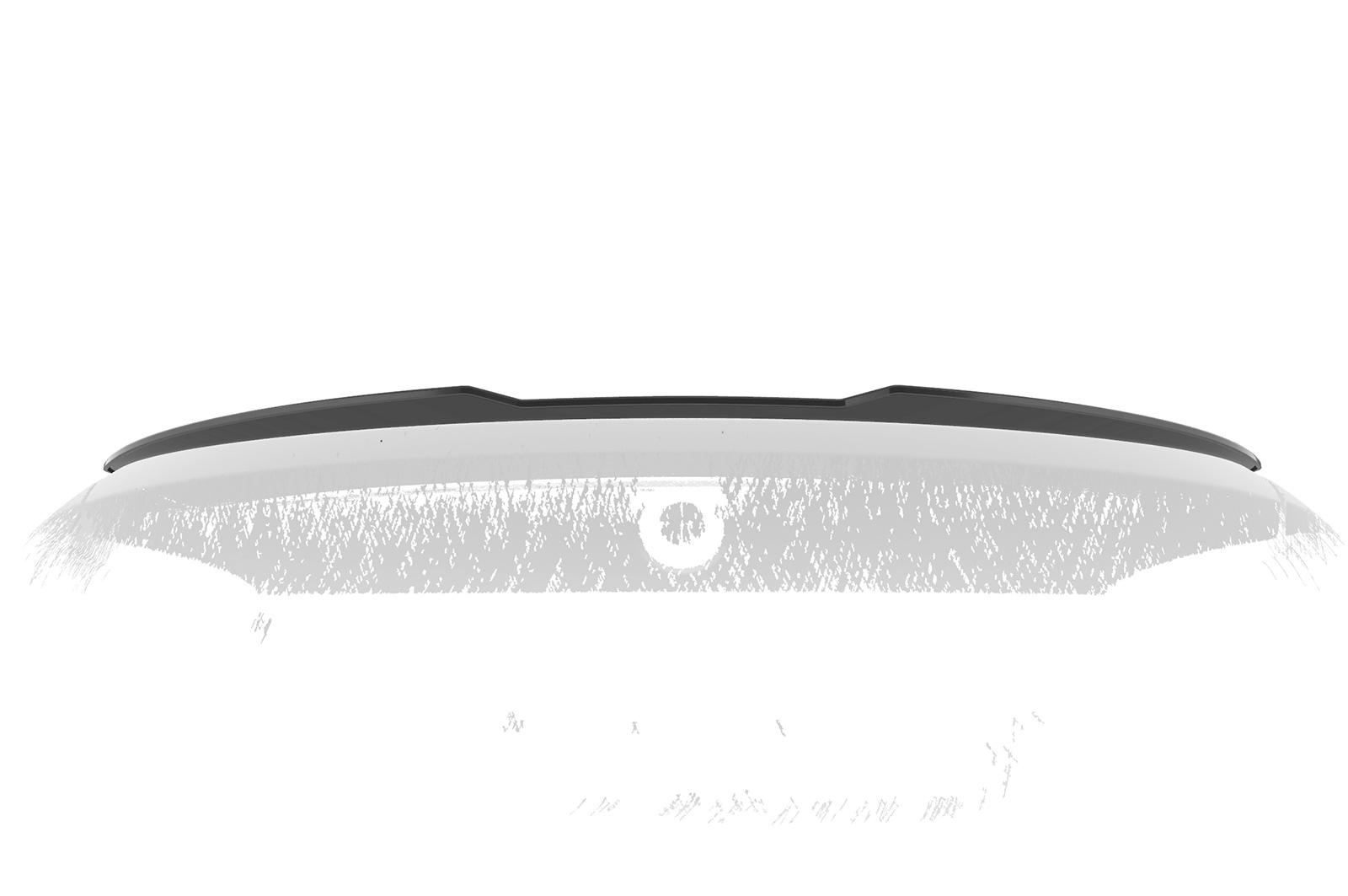 Spoiler BMW 3er E90 Limousine CSR glans Zwart