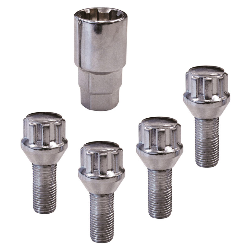 Carpoint Slotboutenset M12x1,5 Type B Konisch - Lengte 26mm