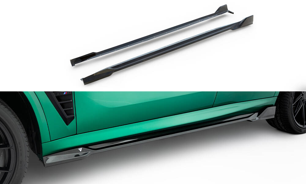 Carbon Fiber Zijskirts BMW X5 M F95 Facelift Maxton