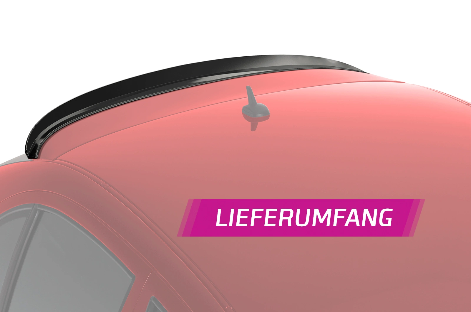 Achterspoiler Seat Leon 1 (Typ 1M1) Cupra/FR Glans Zwart van CSR Automotive (1999-2006)