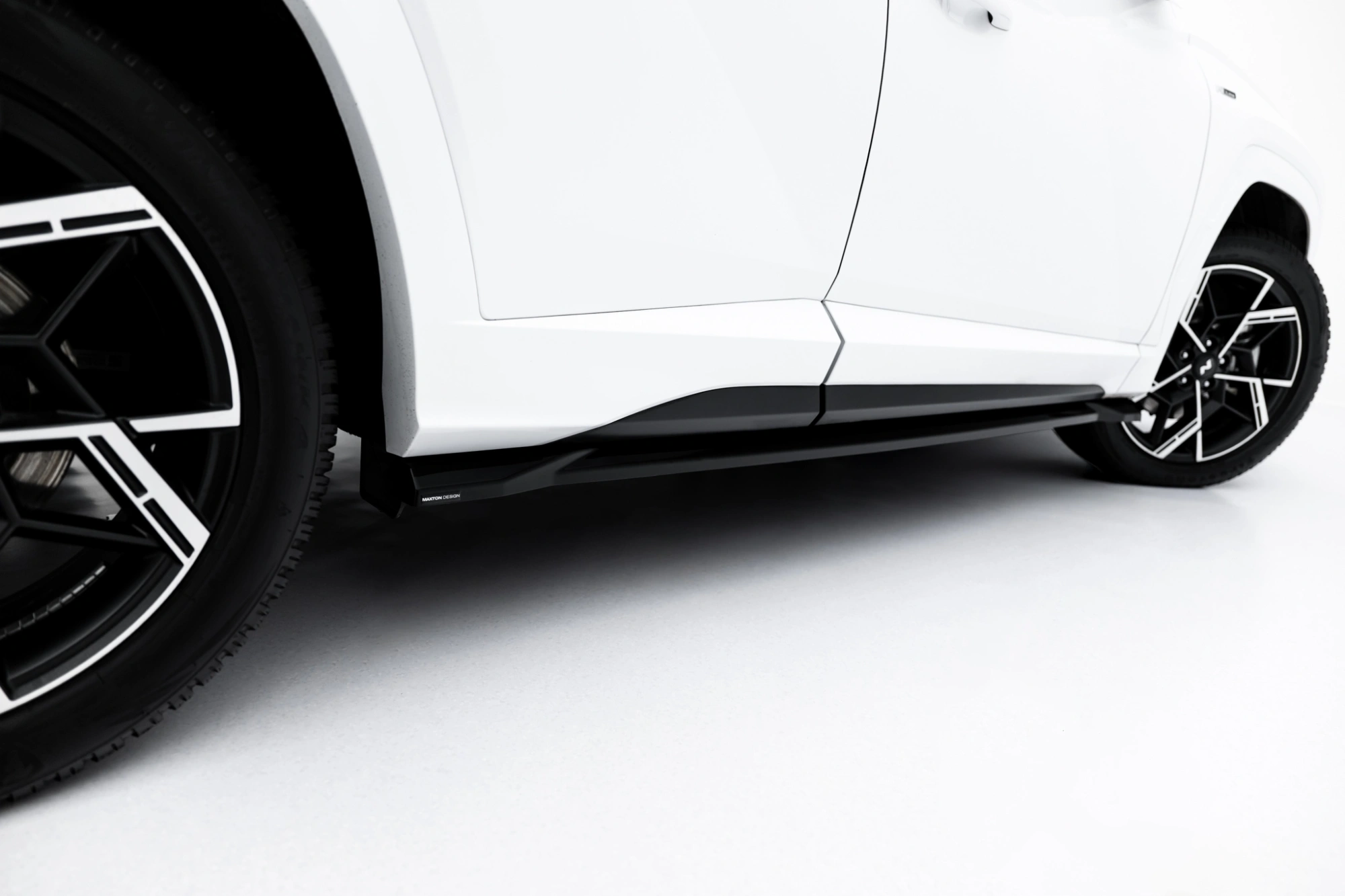 Zijskirts Hyundai Tucson N-Line Mk4 Facelift Glans Zwart Maxton