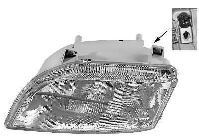 koplamp, H4+H1, hydr verstelb, links Renault Espace, 1991-1997