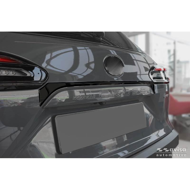 Avisa Zwart Chroom RVS Kofferbak Sierlijst  Toyota Corolla Cross 2020-2025 & Facelift 2025-