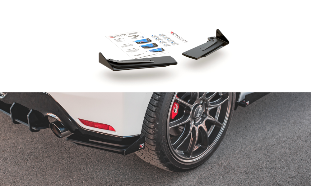 Street Pro Zijdiffusers met Canards Toyota GR Yaris MK4 Maxton