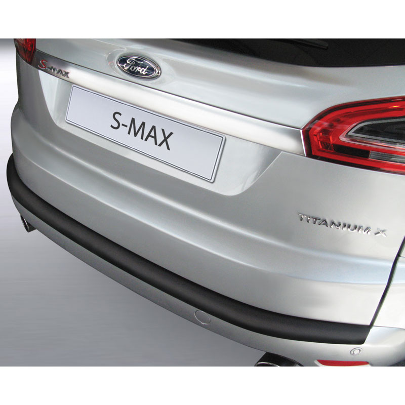ABS Achterbumper beschermlijst  Ford S-Max 5 deurs 2006-2015 Zwart