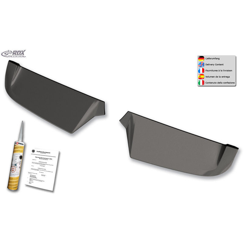 Dakspoiler  Mercedes Vito W447 2014- (met 2 achterdeuren) (PUR-IHS)