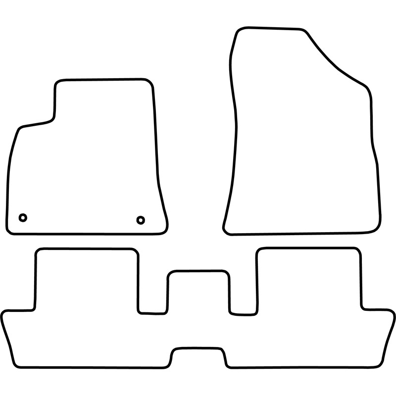 Automatten Velours  Peugeot 3008 2009-2016
