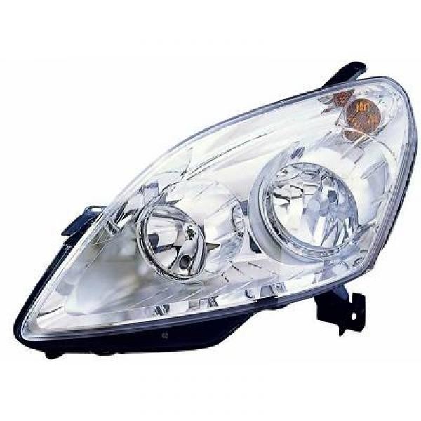 Koplamp links ZAFIRA 07->> H1+H7/Chroom