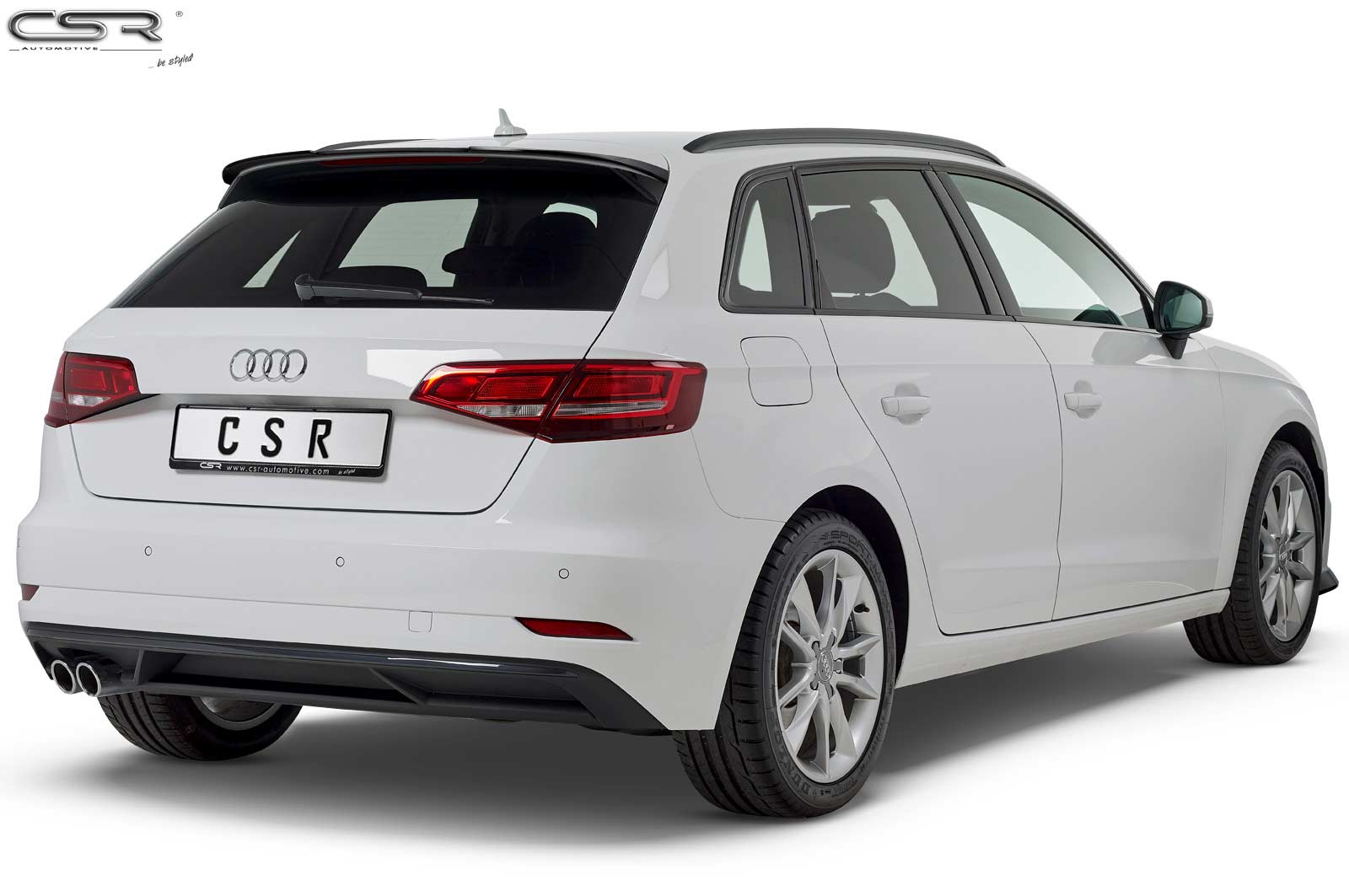 Achterspoiler Audi A3 8V Sportback Glans Zwart – CSR Automotive – 2012–2020