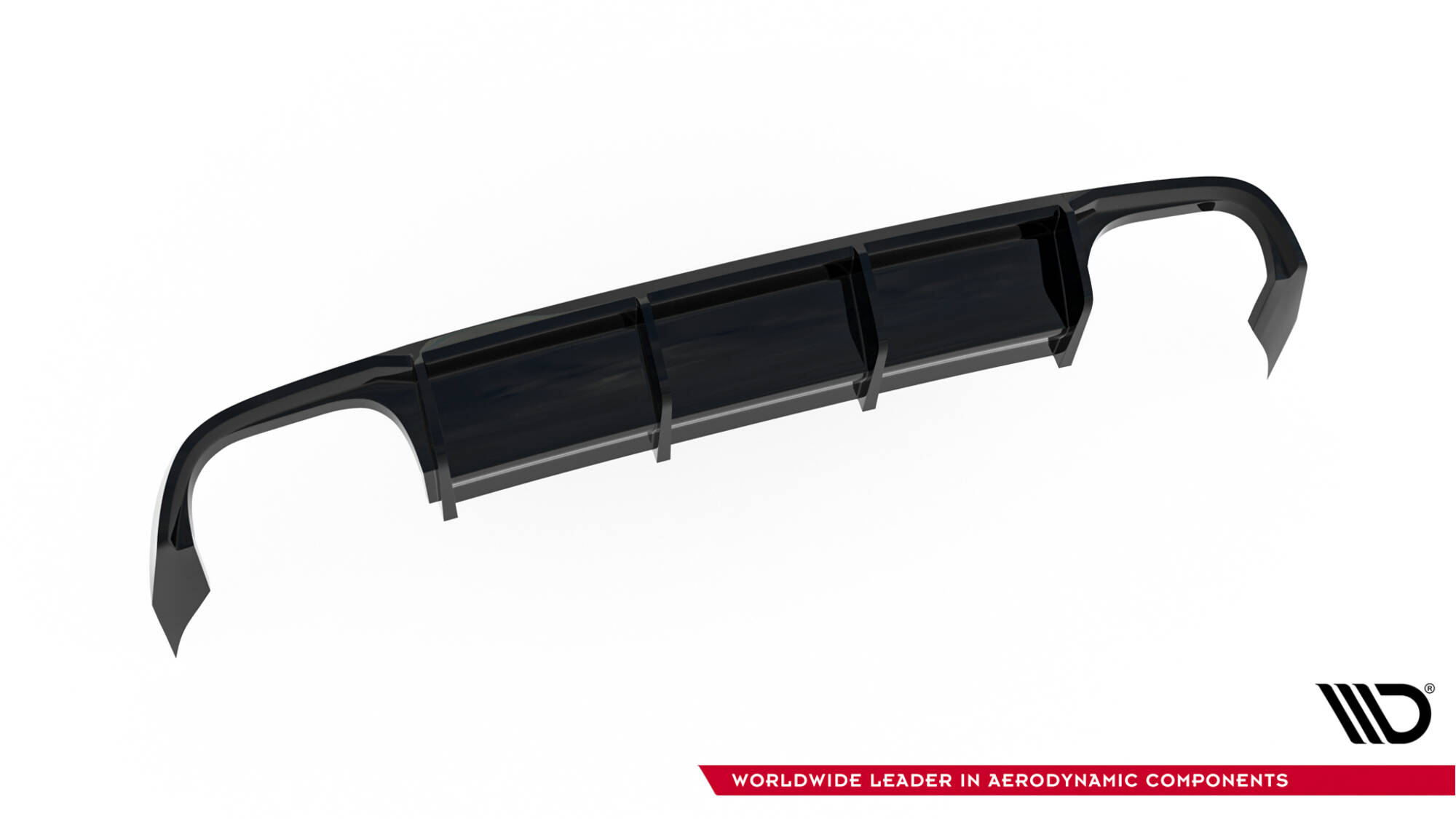 Achter Diffuser Cupra Leon ST MK1 Maxton glanzend zwart
