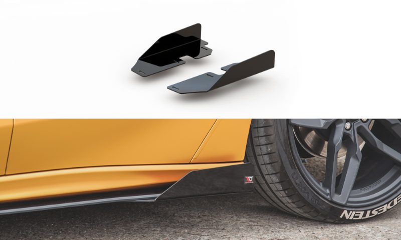 Zijkleppen Ford Focus Mk4 St-line Glanzend Zwart