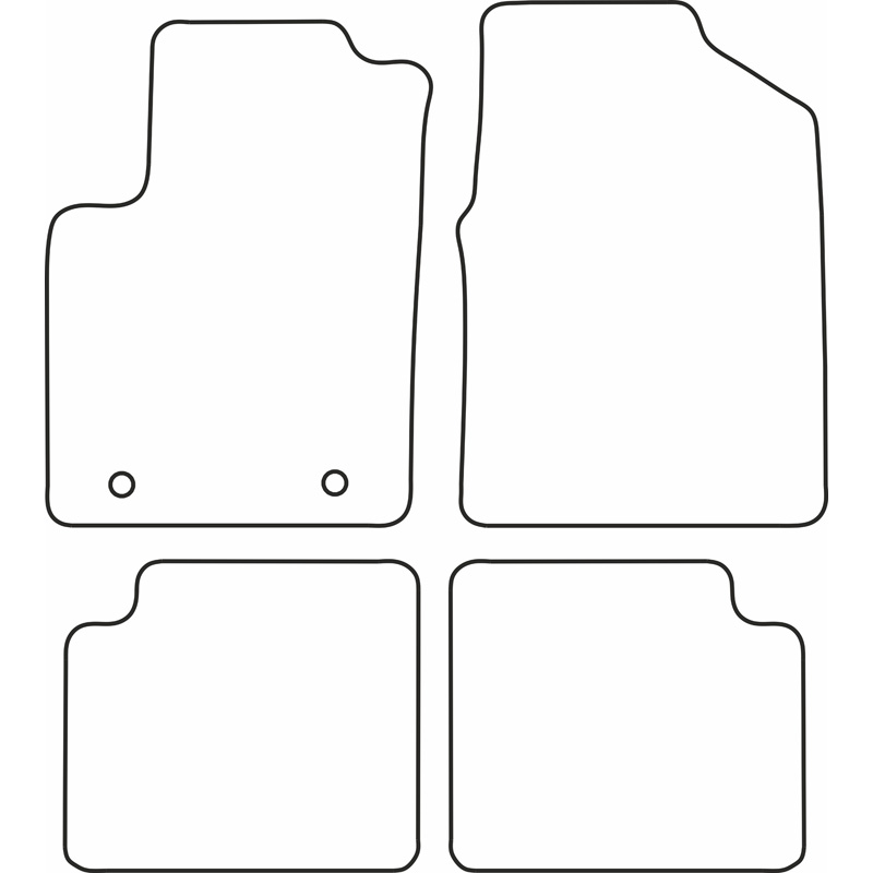 Automatten Velours  Ford Ka 2013-2015