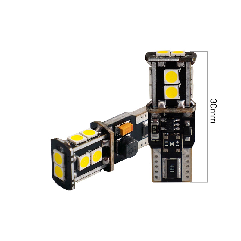 Simoni Racing T10 10-LED Lampen 'Canbus No-Polarity' - High Brightness Superwhite - Set à 2 stuks