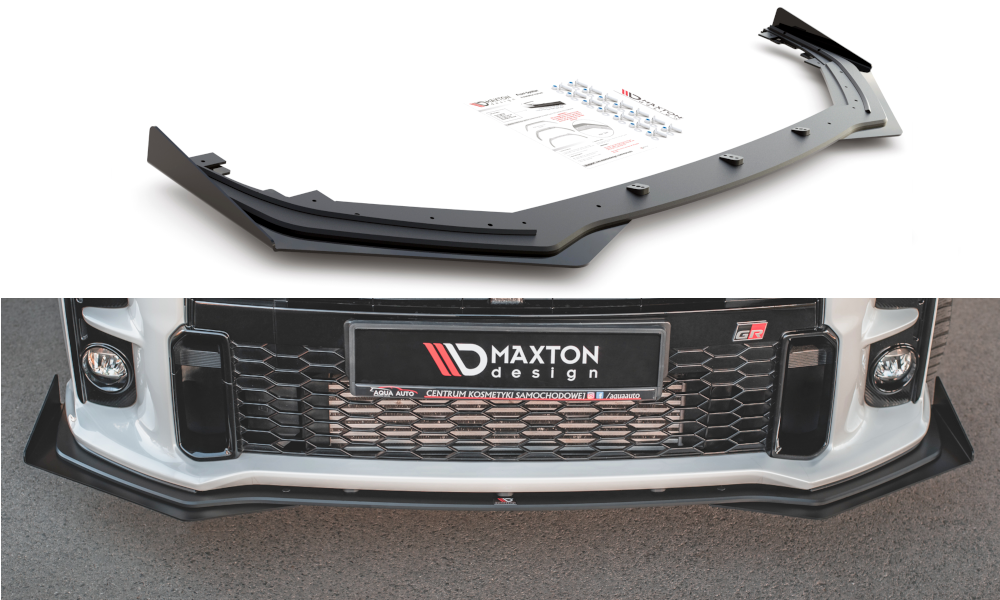 Voorspoiler met Canards Toyota GR Yaris MK4 Maxton Street Pro