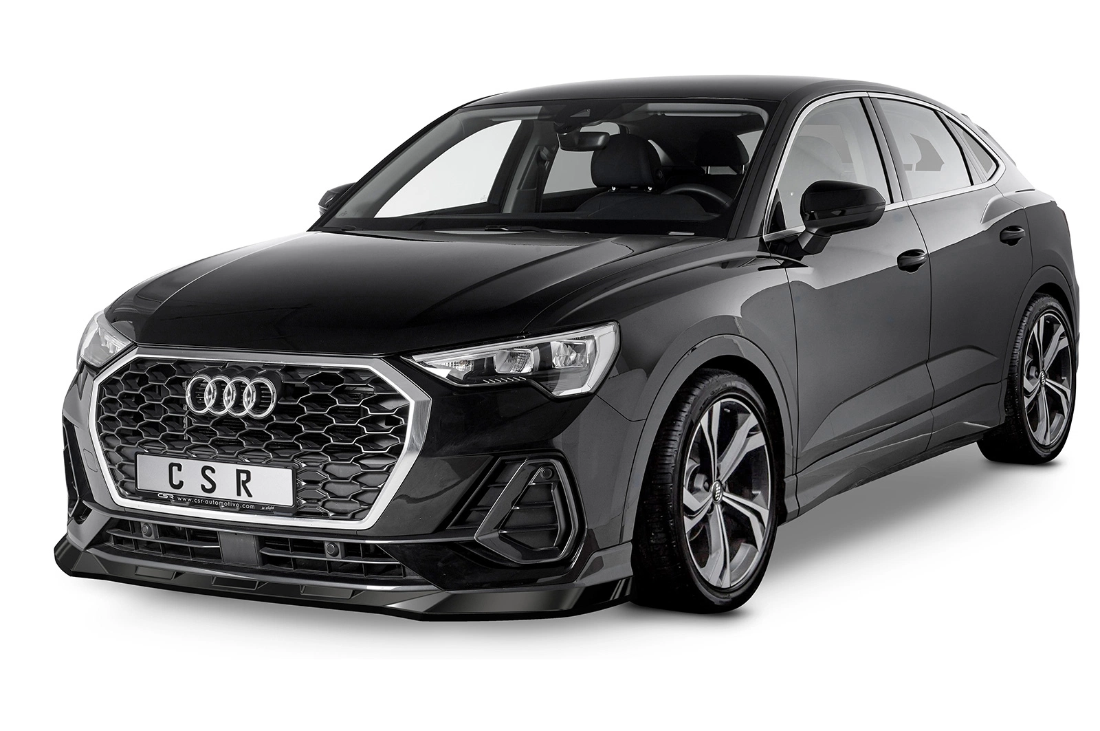 Voorspoiler Audi Q3 Sportback (Typ F3) 2019–heden – CSR Automotive – Glans Zwart