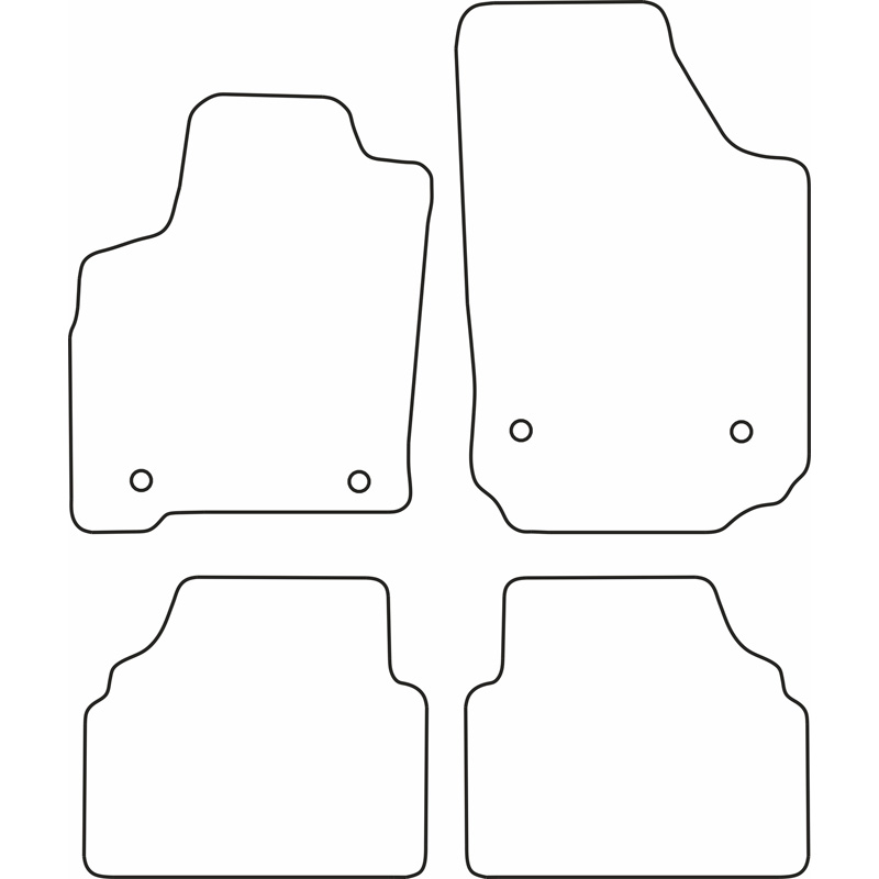 Automatten Opel Meriva 03-