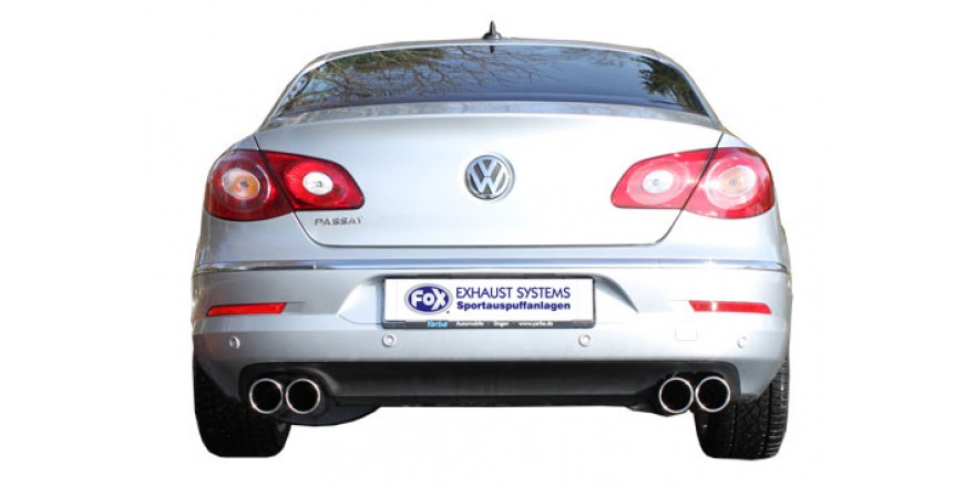 VW Passat 3C/ 3C CC Einddemper Uitgang rechts/links - 2x90 Typ 1