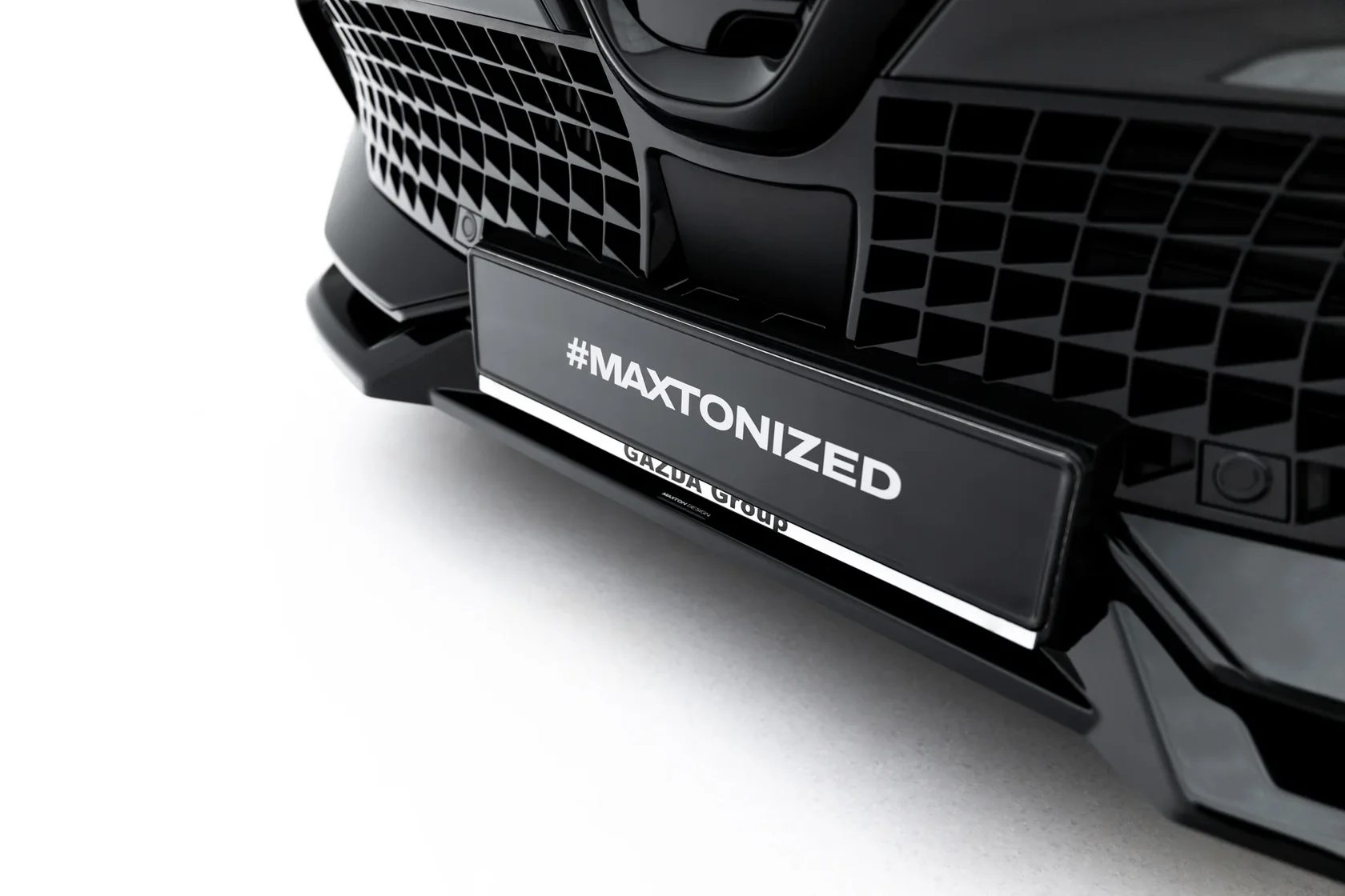 Voorspoiler Alfa Romeo Junior Mk1 Maxton Glans Zwart