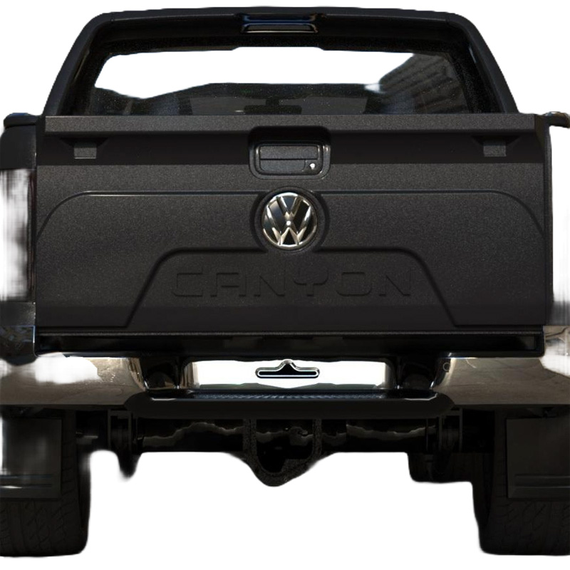 Achterklepcover  Volkswagen Amarok MK1 2010-2022 - Versie 2 - Matzwart