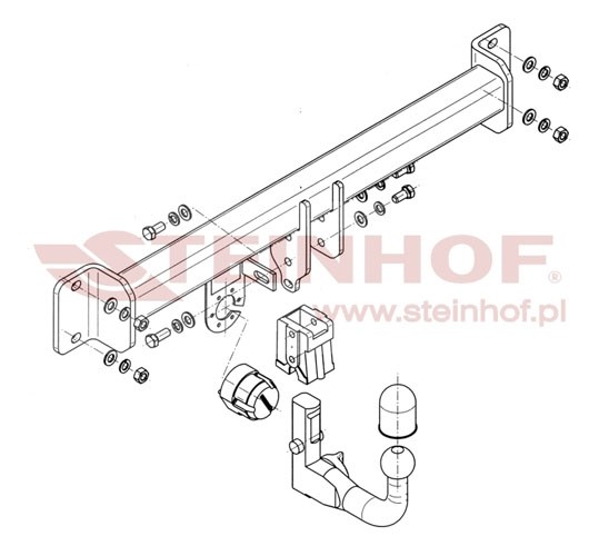 Trekhaak BMW X3 (E83) (E83LCI) 01/2004-11/2010