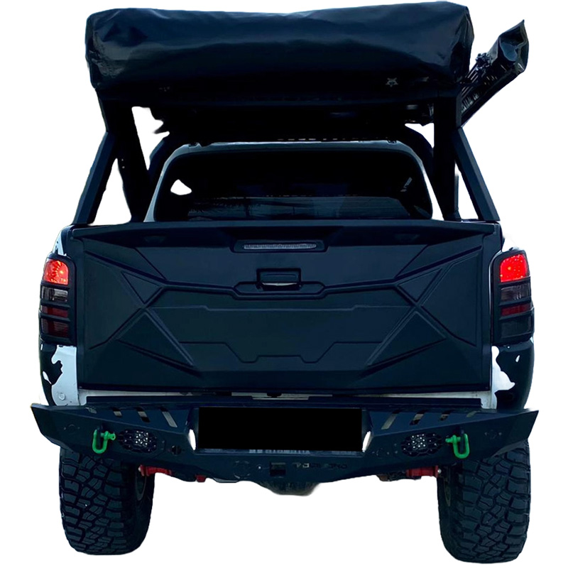 Achterklepcover  Mitsubishi L200 Triton 5/6 2015- - Matzwart