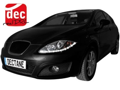 Headlights Seat Leon/ Altea / Altea XL 09- Devil Eyes Dlite LED C