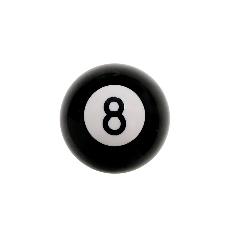 Pookknop 8-Ball zwart