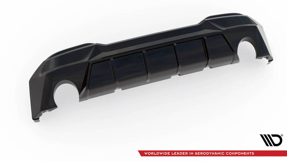 Diffuser BMW 2 Serie Coupe G42 Maxton Glans Zwart
