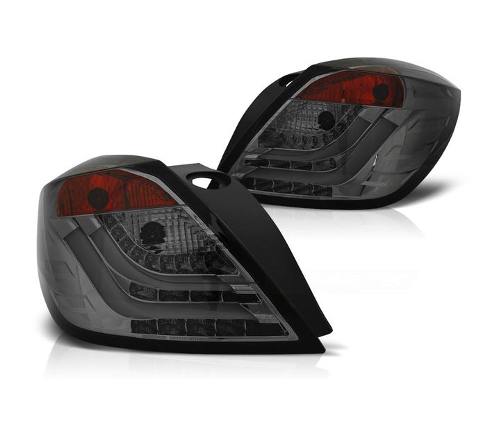 Taillights Opel Astra H GTC Tube LED red/smoke