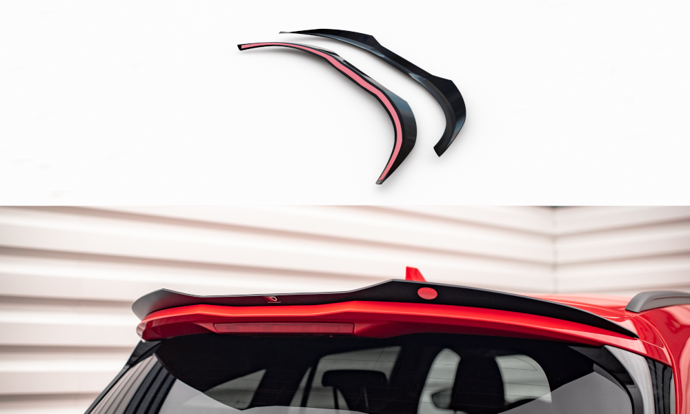 Dakspoiler Ford Focus MK4 ESTATE ST-LINE 2018- Gloss Black V.2