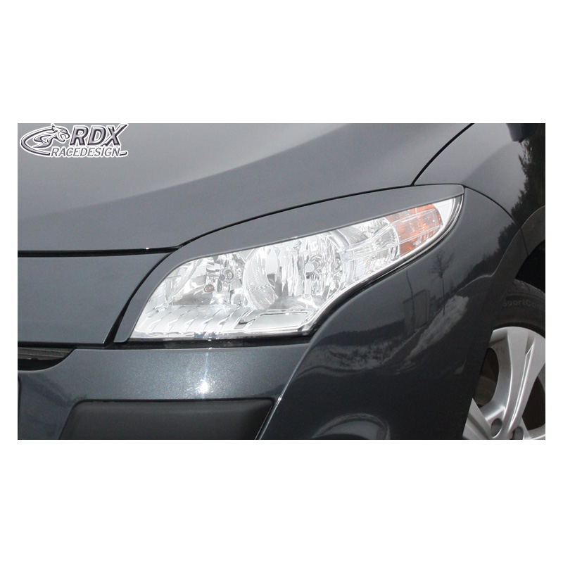 Koplampspoilers  Renault Megane III 2008-2015 (ABS)