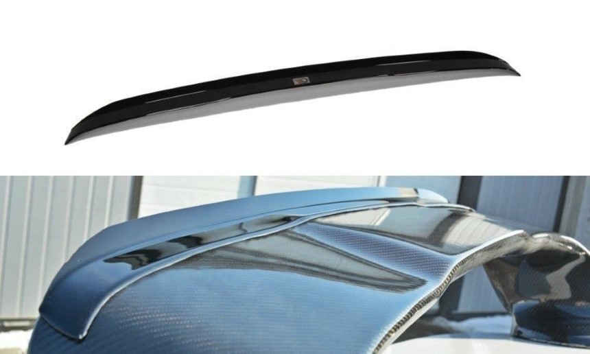 Spoiler cap Mitsubishi Lancer Evo X Maxton Design glans zwart