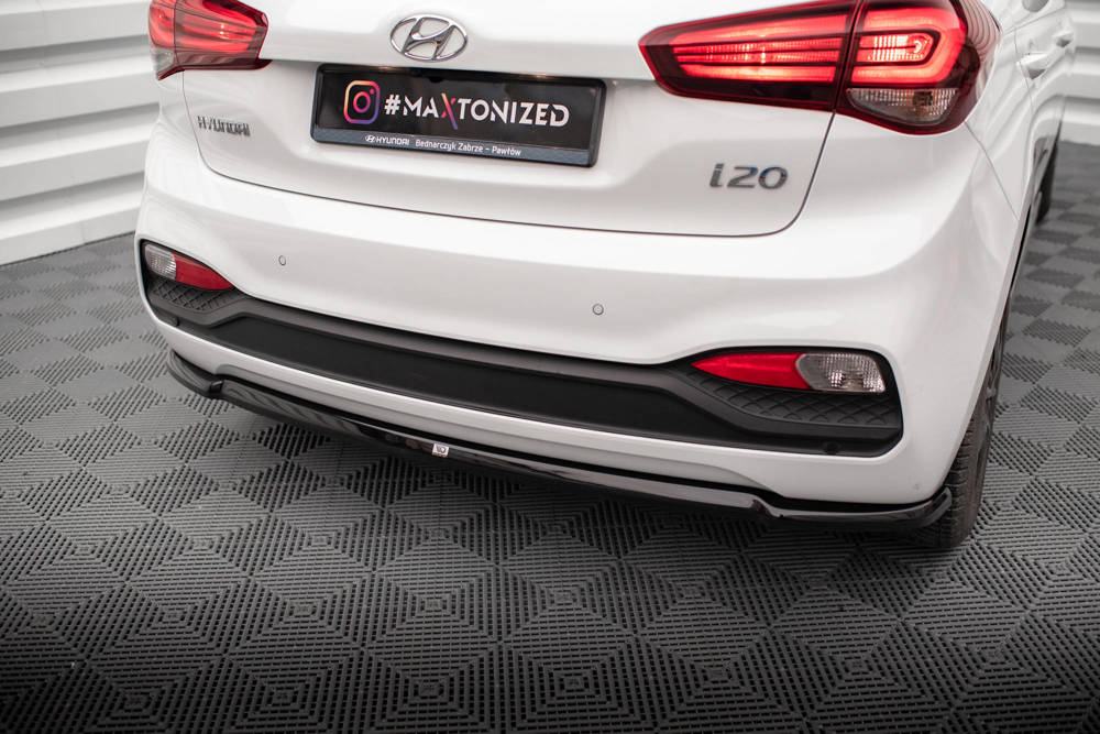 Diffuser Hyundai I20 FL 2018 - 2020 Maxton Glans Zwart