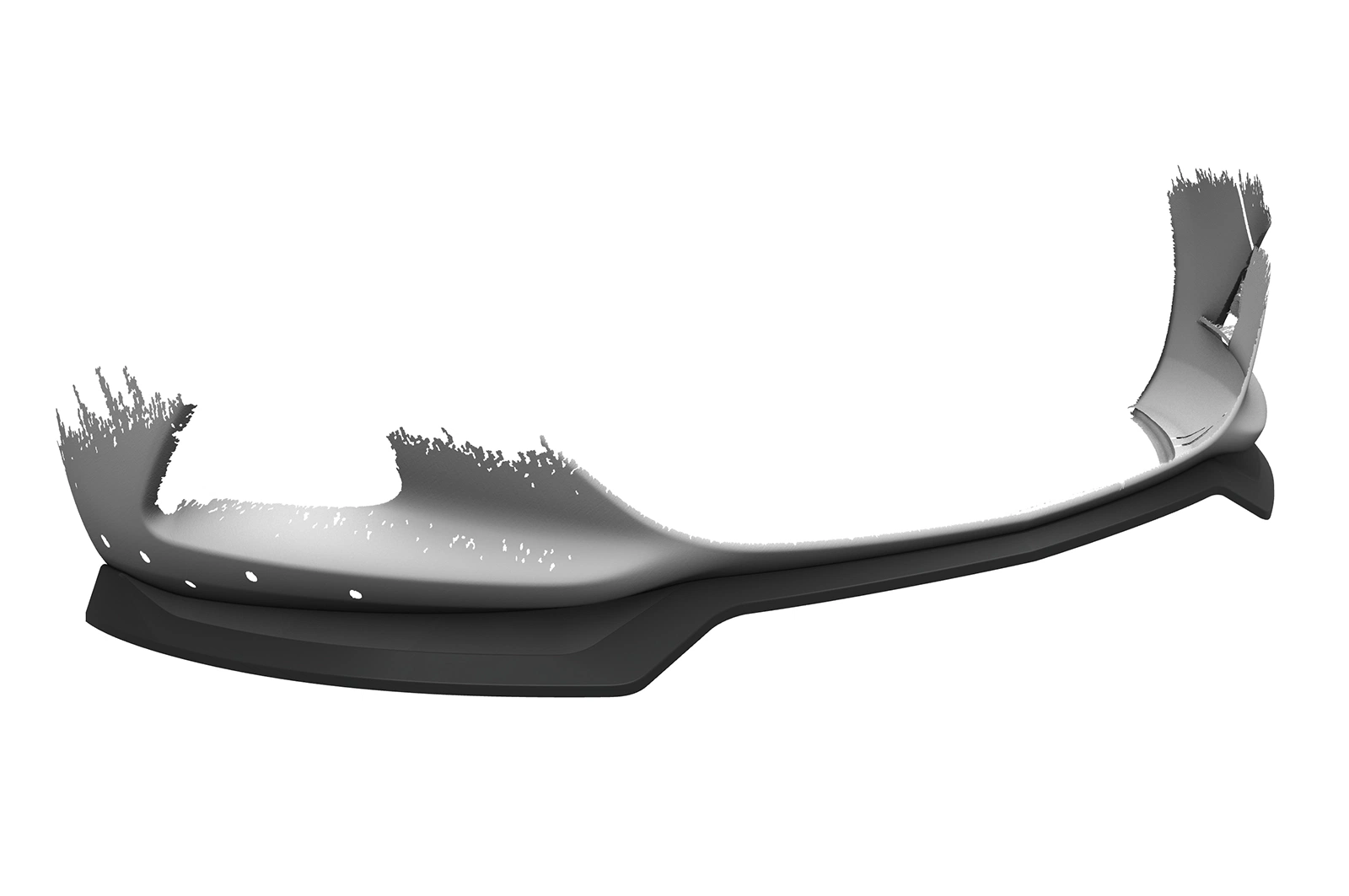 Voorspoiler Opel Astra J GTC Glans Zwart (01/2012–04/2018 Facelift) CSR
