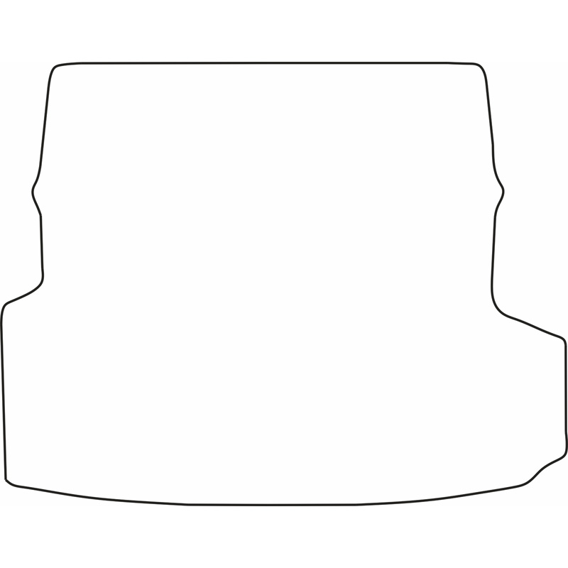 Velours Kofferbakmat  BMW 3-Serie F31 Touring 2012-