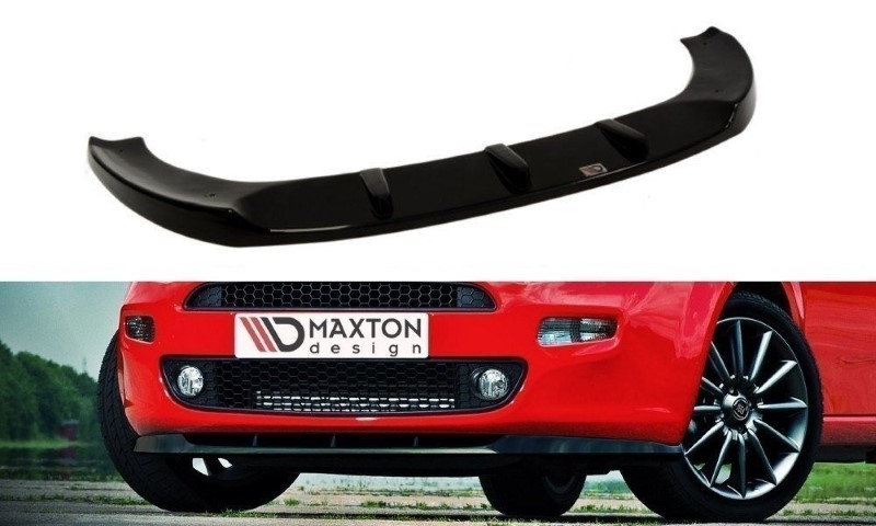 Voorspoiler Fiat Punto Evo Standaard Glanzend Zwart