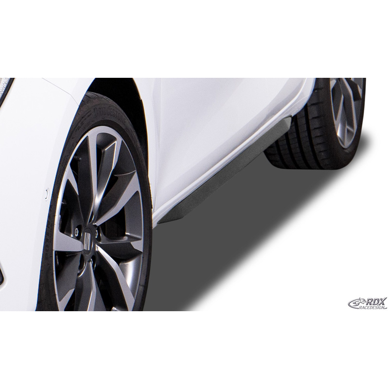 Sideskirts 'Slim'  Seat Leon (KL) 2020- incl. Sportstourer. (ABS zwart glanzend)