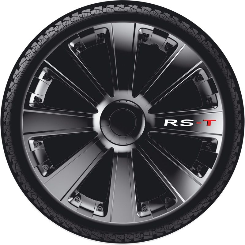 Wieldop Set RS-T Zwart 15''