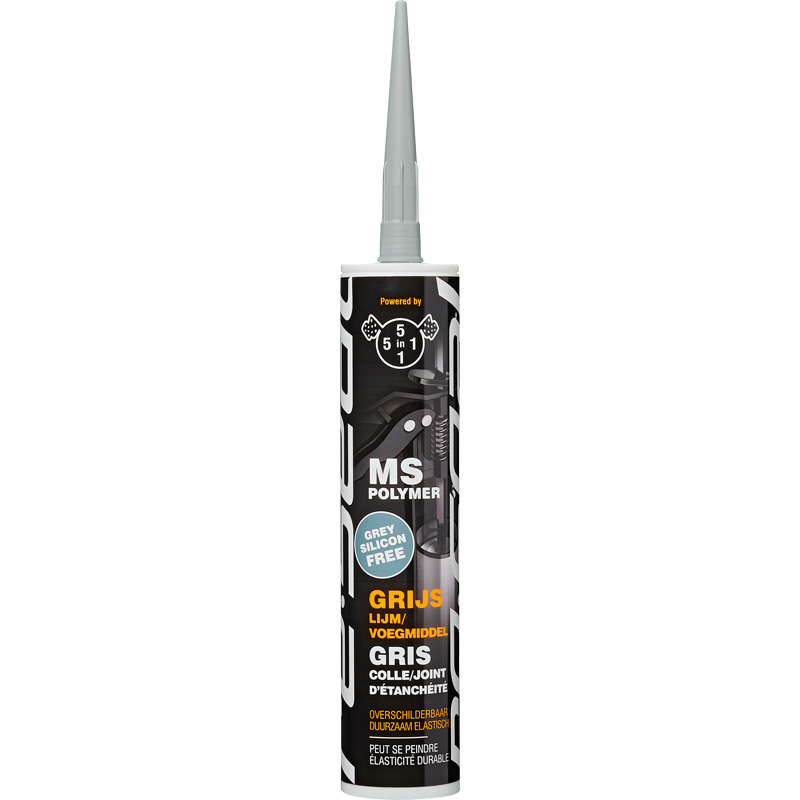 5in1 MS Polymeer grijs 290ml