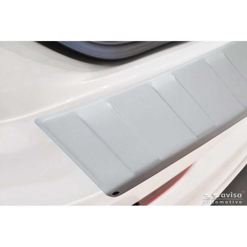 Avisa RVS gepoedercoate Achterbumperprotector  Volvo XC60 II 2017-2021 & FL 2021- incl. R-Design 'Soft Silver'