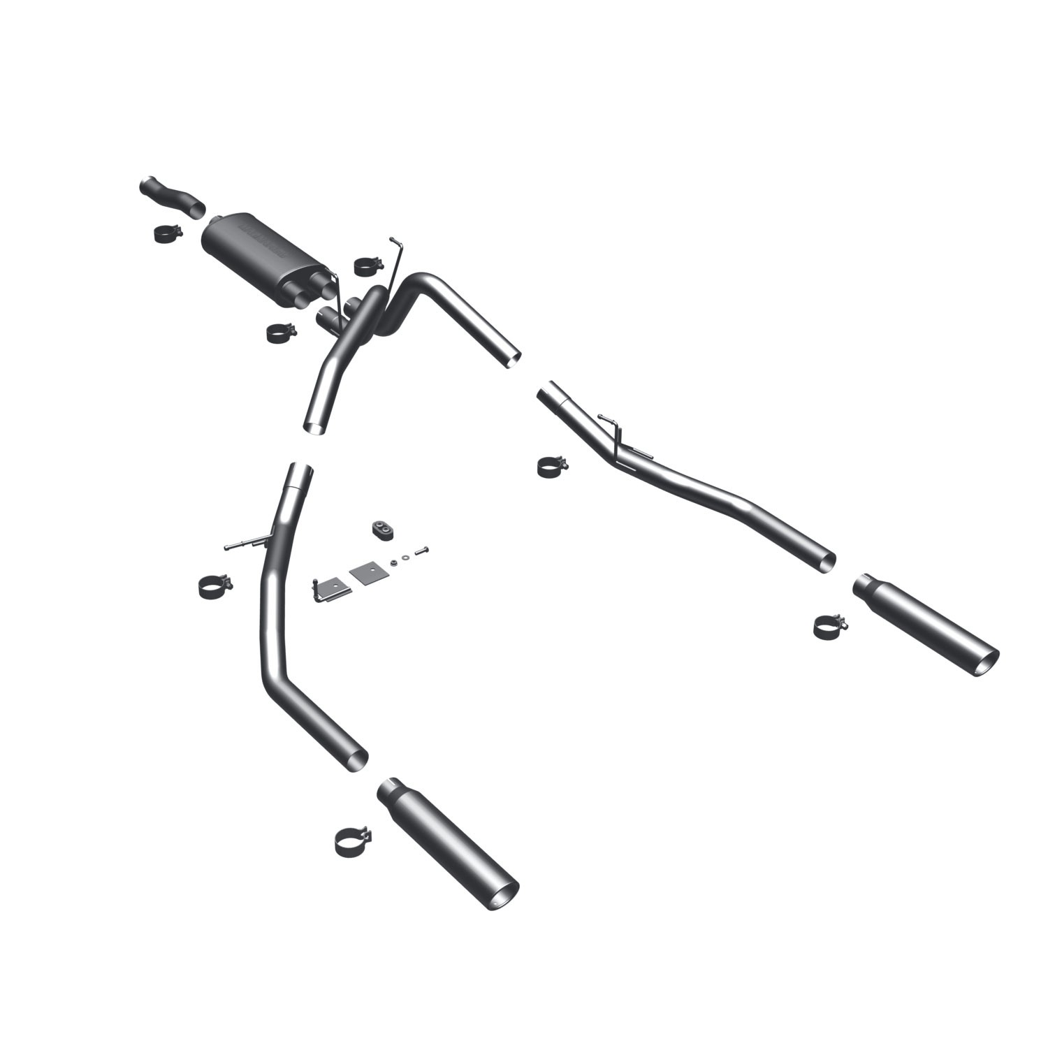 Toyota Cat-Back 00-06 Toyota Tundra 4.7L Magnaflow Cat-Back