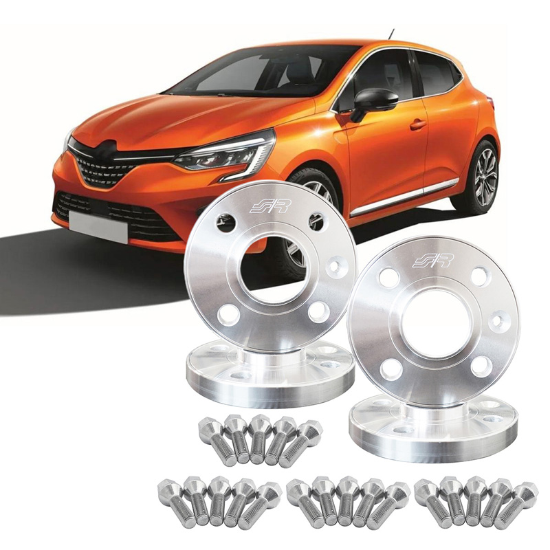 Simoni Racing Aluminium Spoorverbreder Set - 2x16,5mm(VA) - 2x19mm(AA) (Naaf 60,1mm) inclusief wielbouten -  Renault diversen