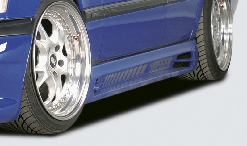 Zijskirts Mercedes W202 met 2 schacht en 2 uitsnedes Rieger