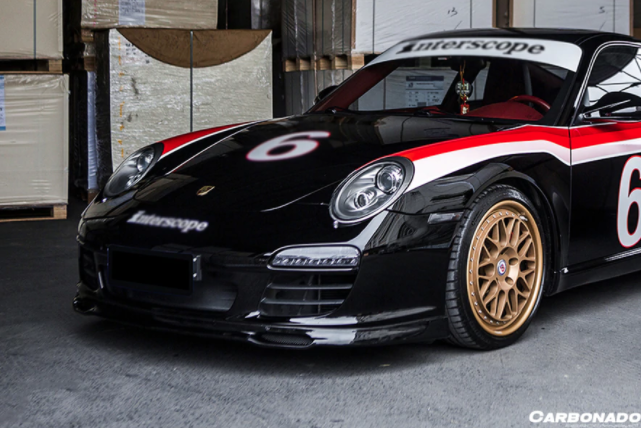 Porsche 911 997.2 Carrera/S/4S EM Style Carbon Voorspoiler 2009-2012