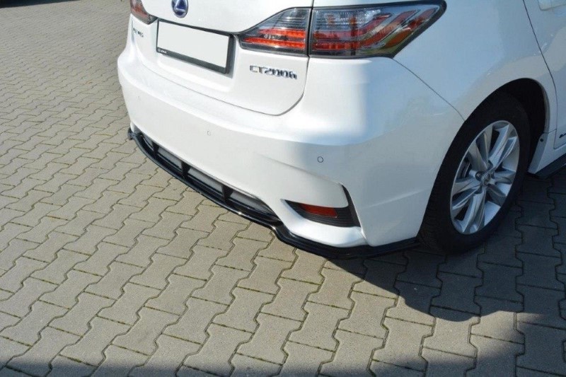 Centrale Achterspoiler Lexus CT Mk1 Facelift (Zonder Verticale Bars) Glanzend Zwart
