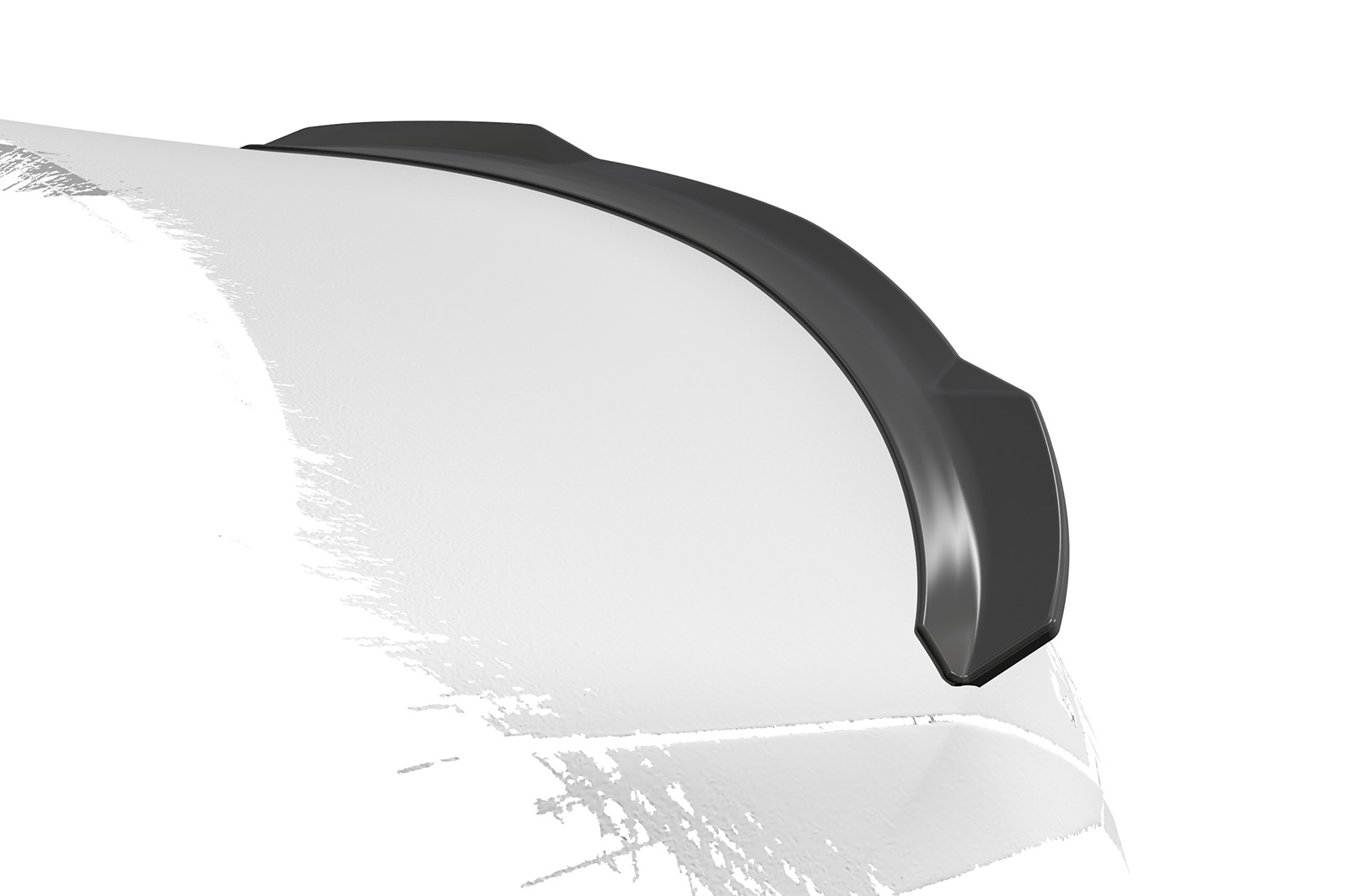 Spoiler Mercedes Benz C-Klasse W205 CSR glans Zwart